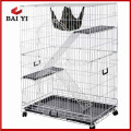 2018 China supplier 4 Level Large Indoor Cat Cage with 4 wheels